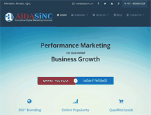 Tablet Screenshot of aidasinc.com